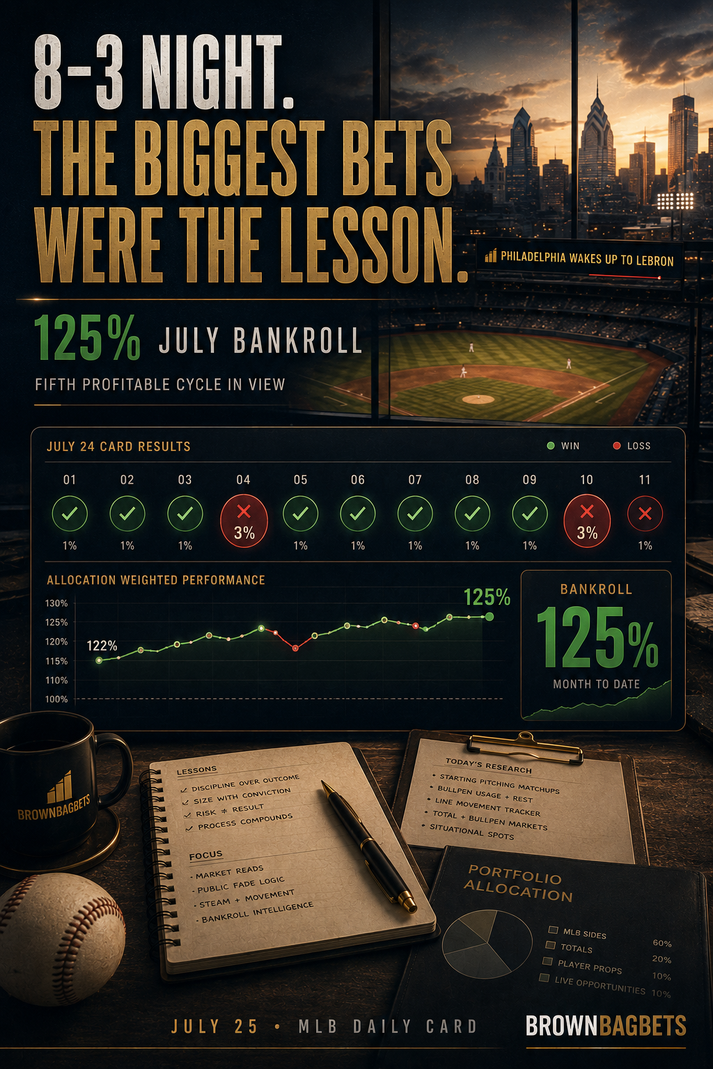 Eight Wins. Three Losses. The Biggest Bets Were the Lesson.