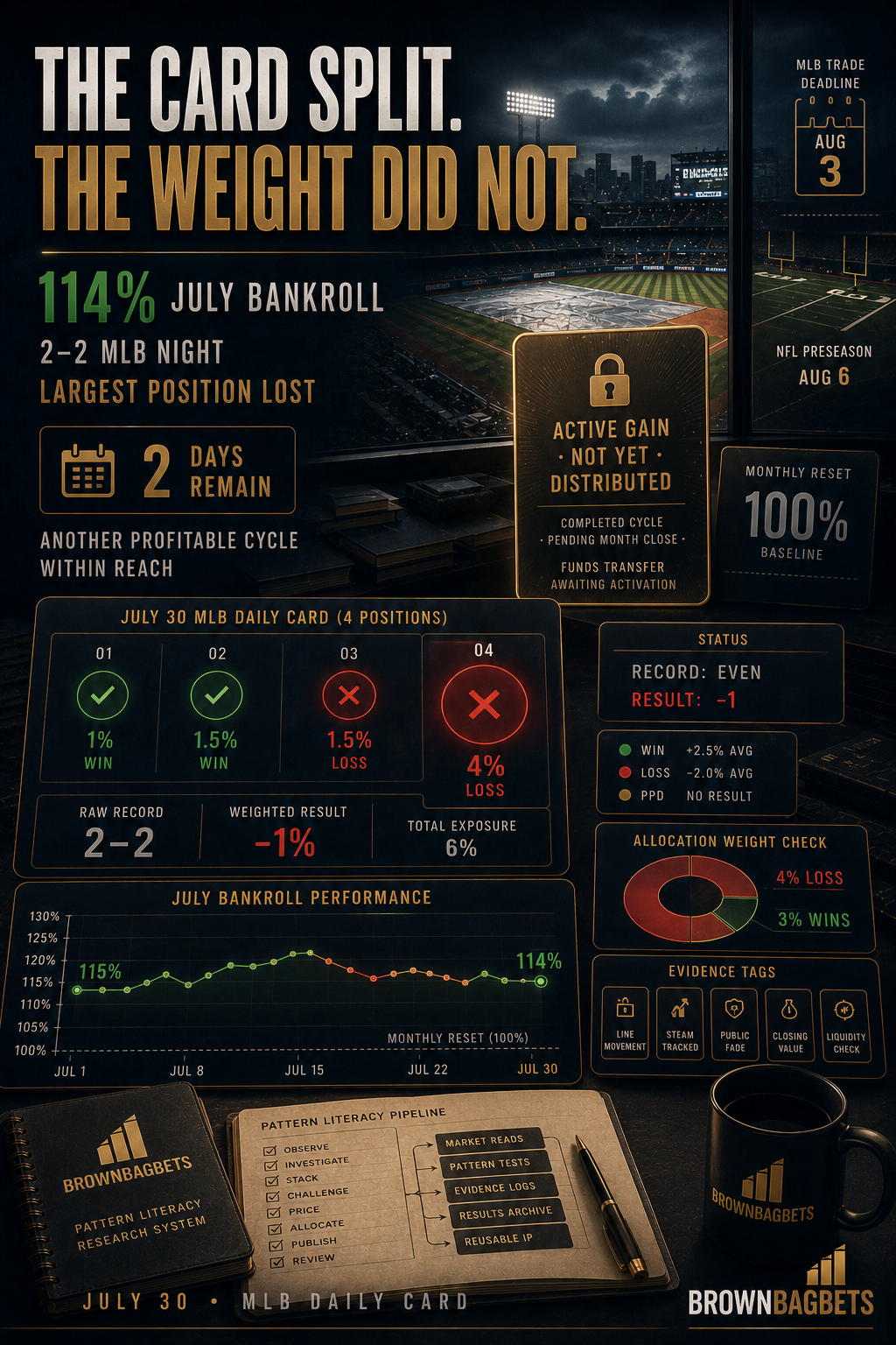 Two Days Remain Between the Ledger and Another Distribution.