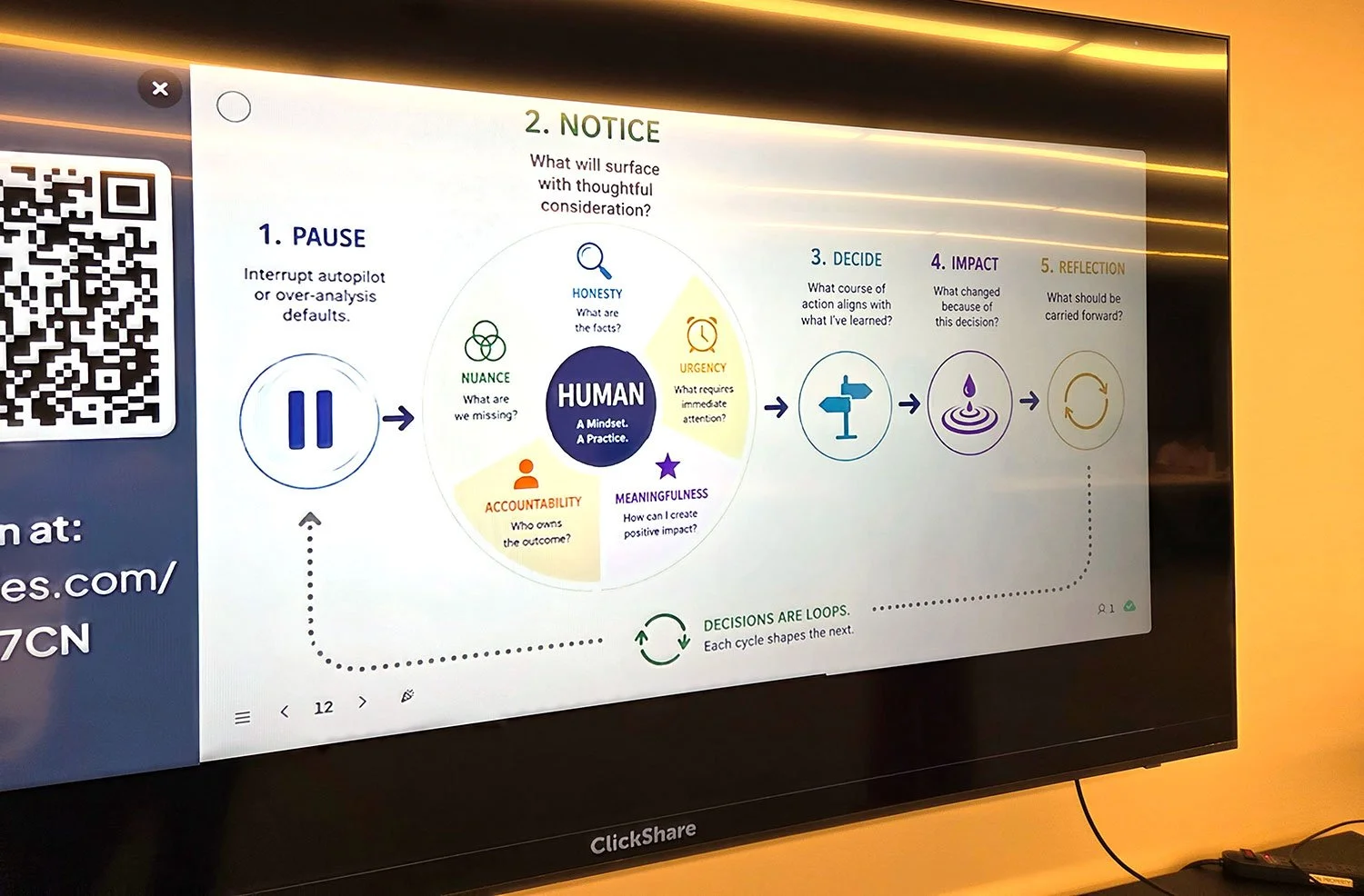 A screenshot of Tracie Jae's model for a more HUMAN response.