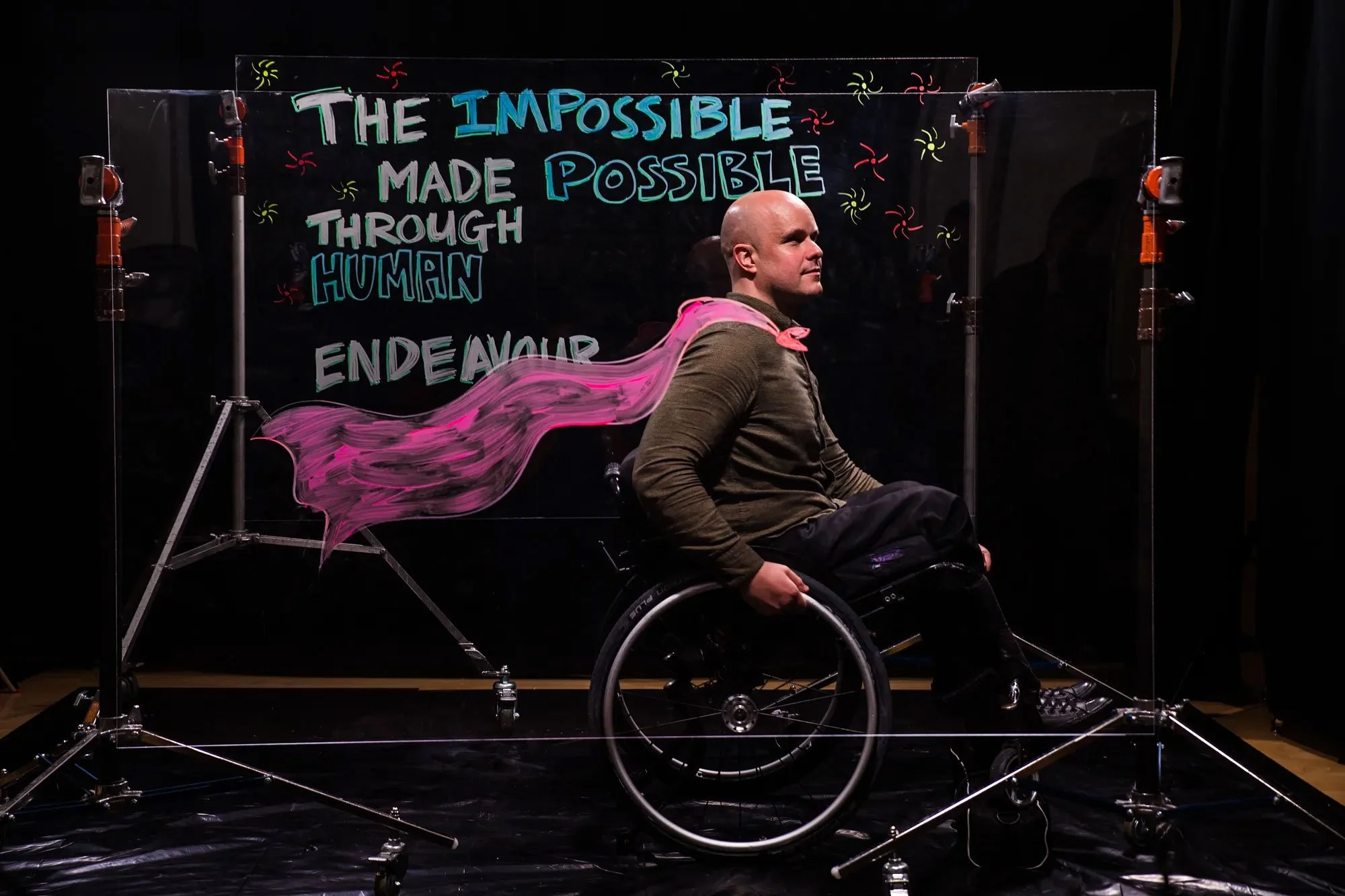 Mark Pollock portrait by Asa Mathat