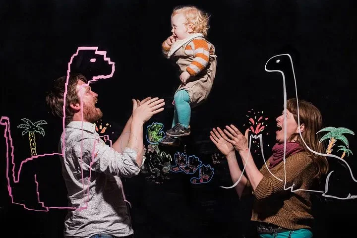 Baby in the air!