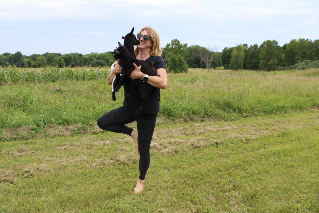 September Goat Yoga