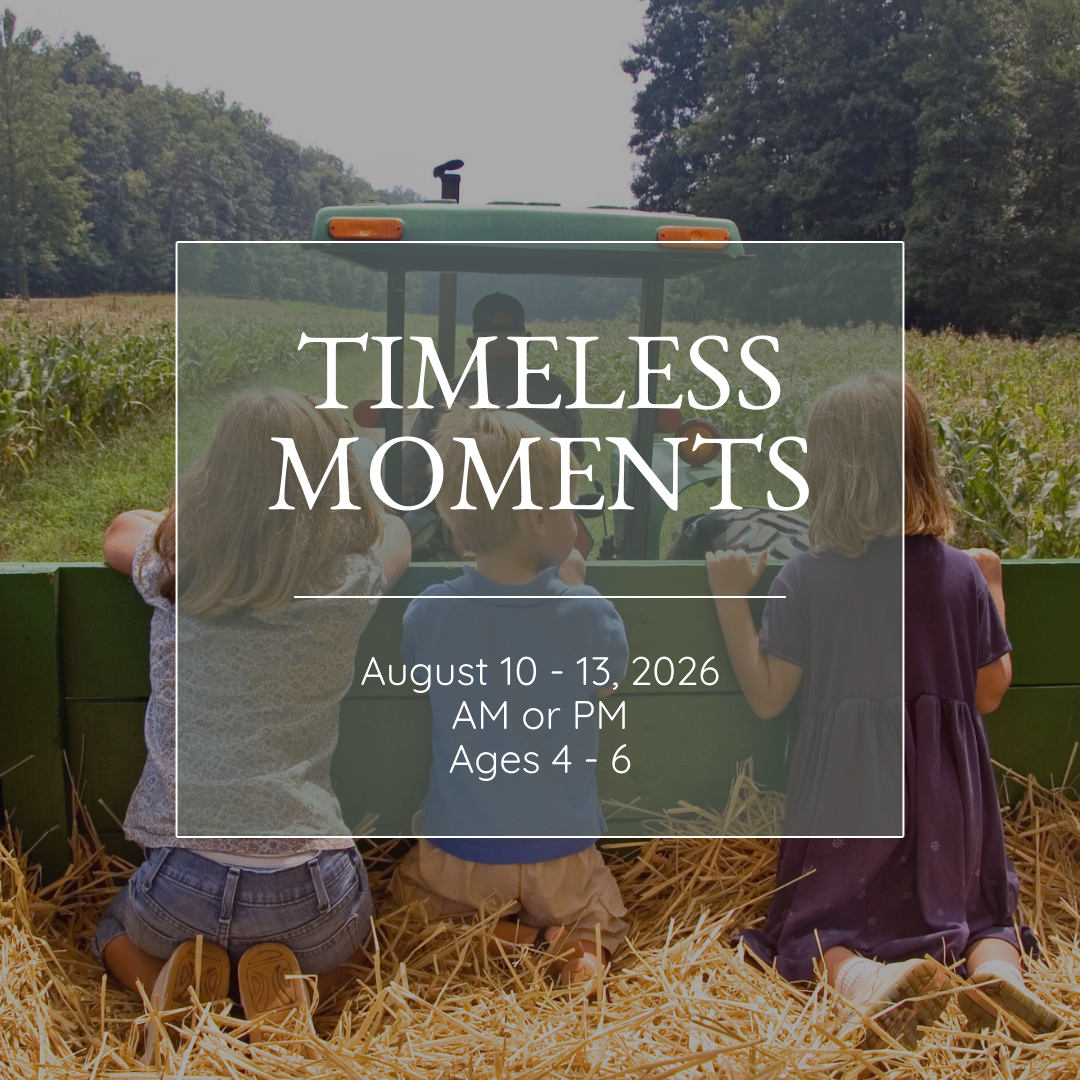 Cultivating: Timeless Moments | August 10-13 | Ages 4-6