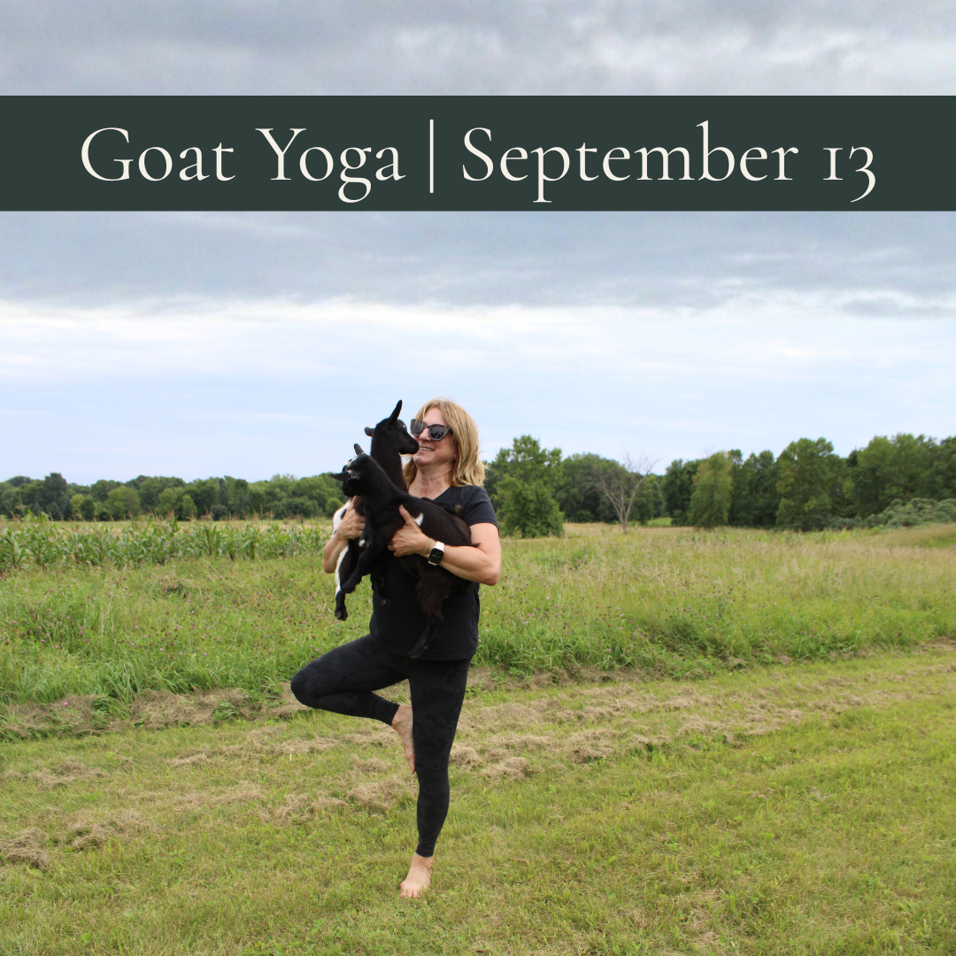 September Goat Yoga
