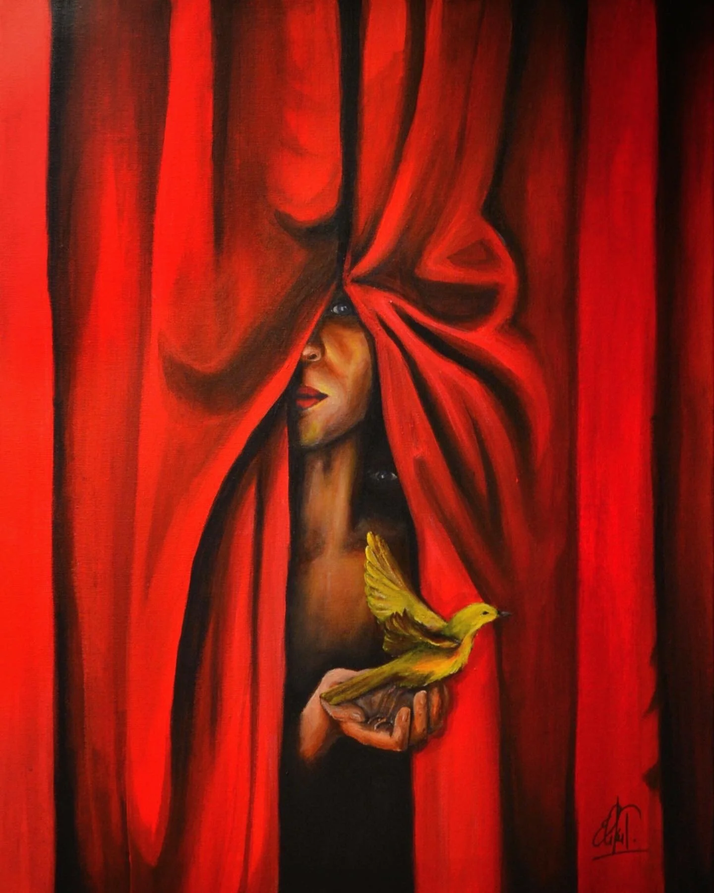 “Behind the scenes” / 18 in x 24 in/ $1440