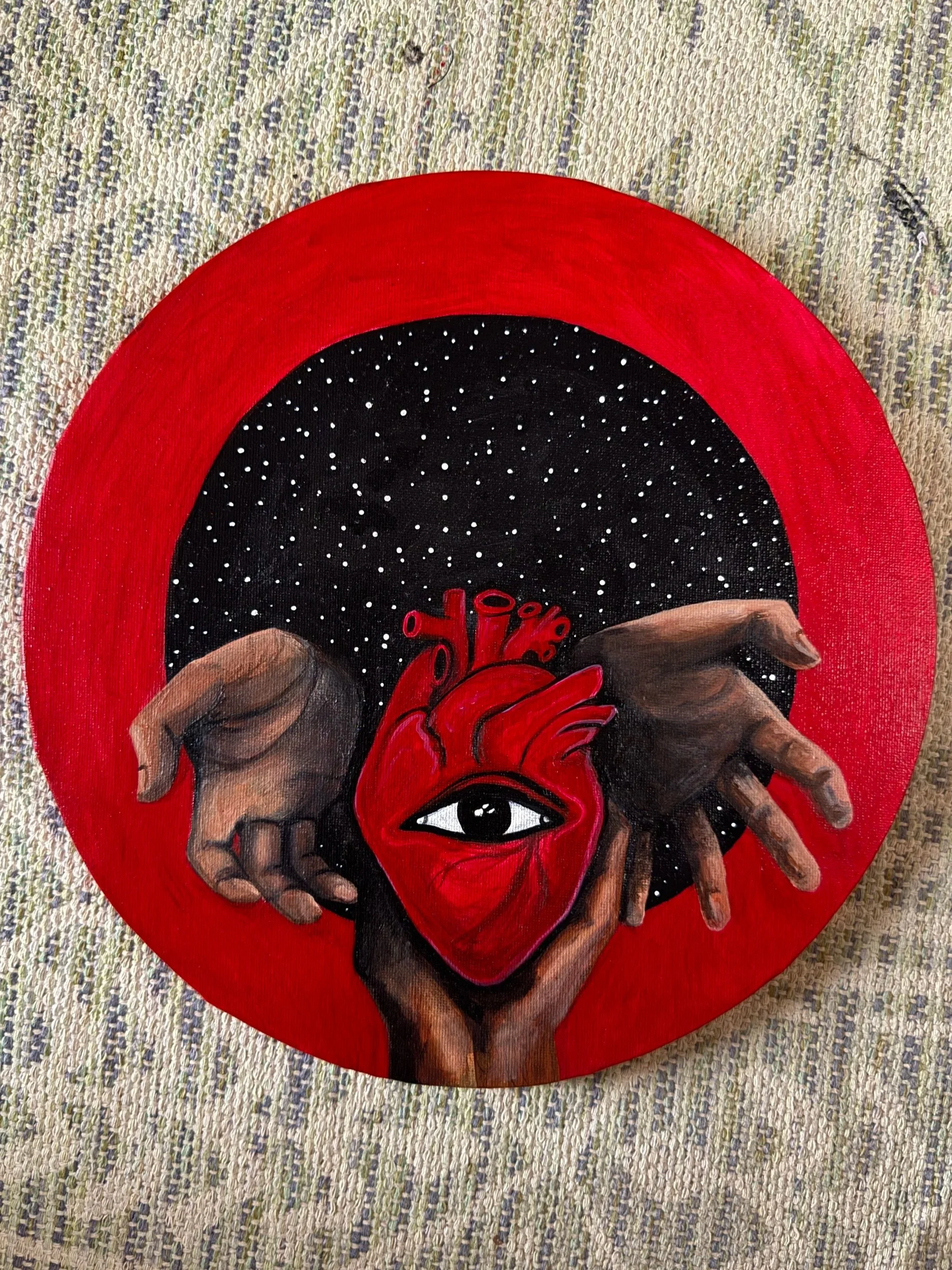 Sharing heart/ 12in / $644