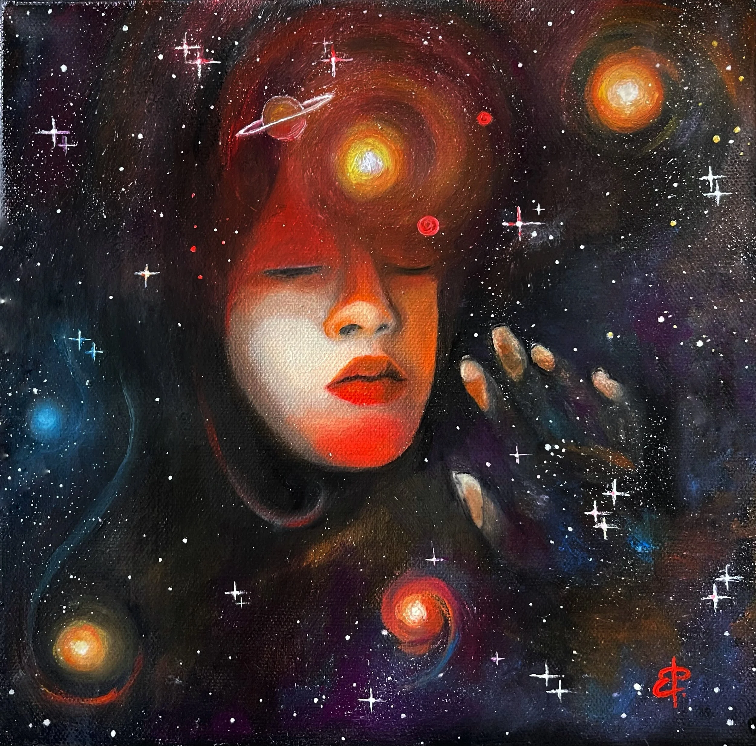 " The origin of the planets"/ 10 in x 10 in / $644