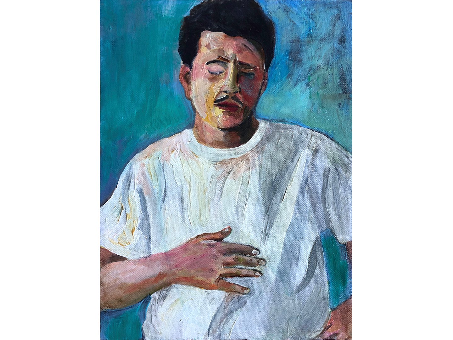 Luis, oil on canvas
