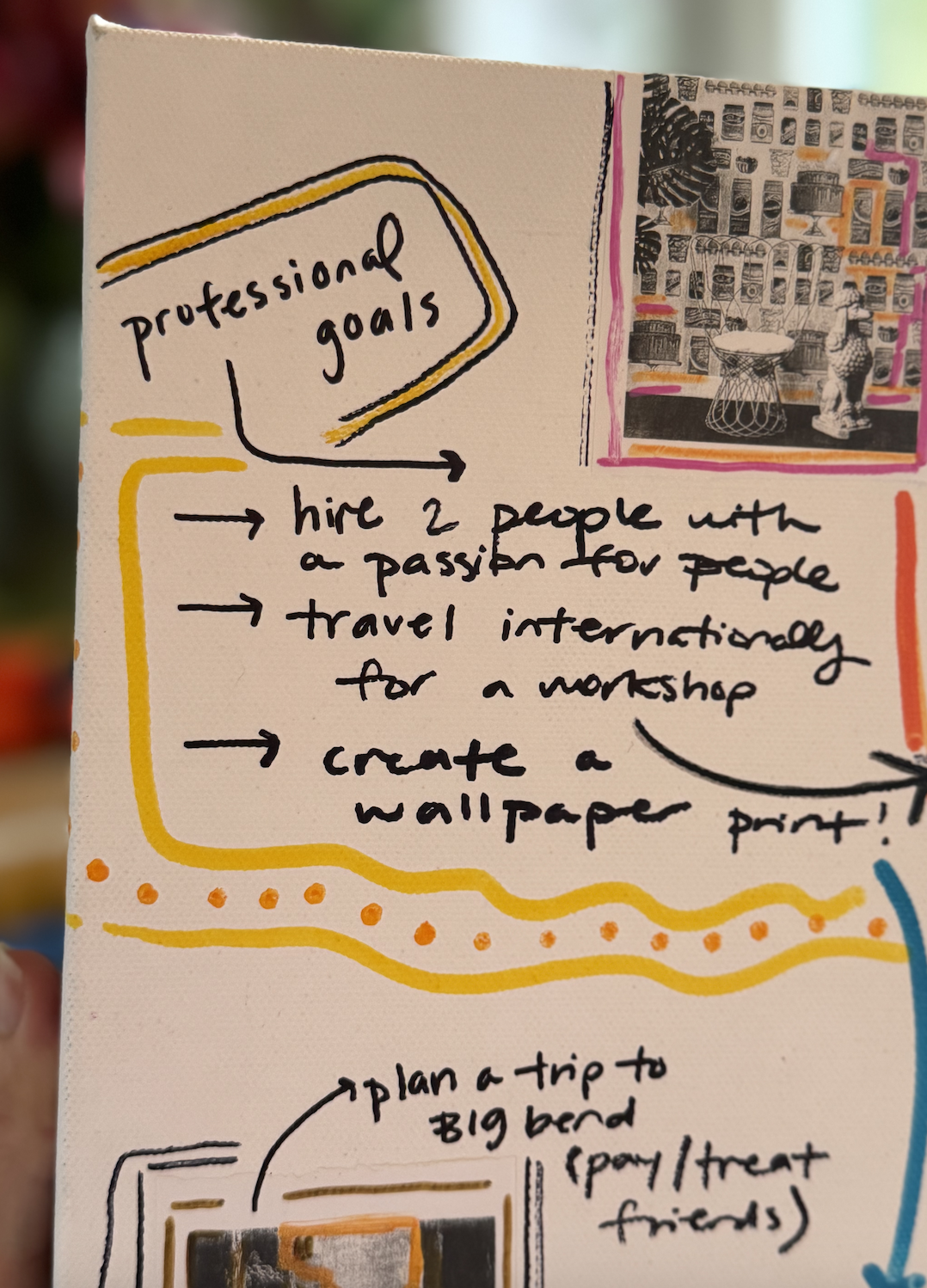 We'll guide employees in selecting imagery that visually brings each goal to life—whether through symbols, photos, or graphics that truly reflect their ambitions.