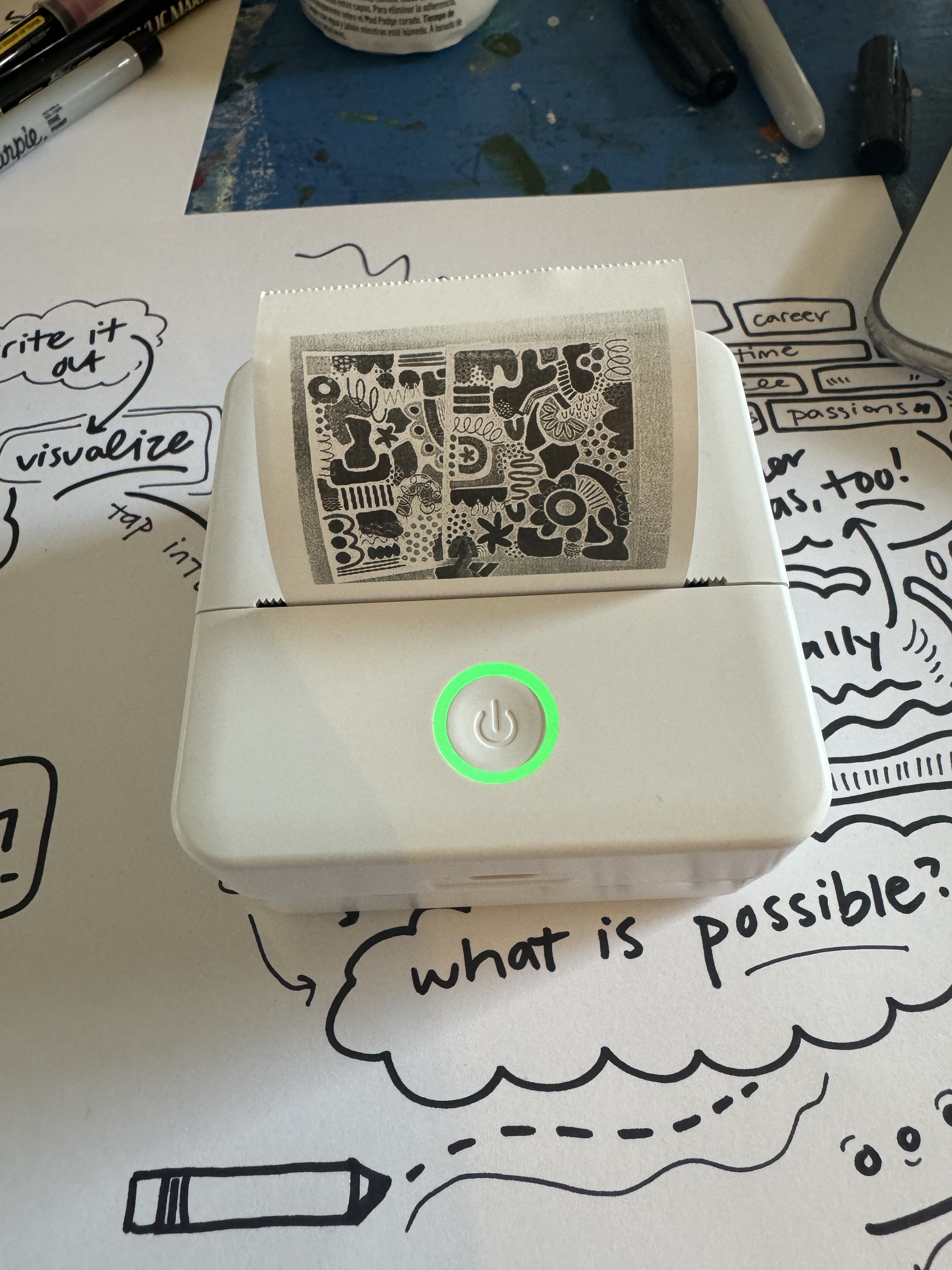 mini bluetooth printer in kit