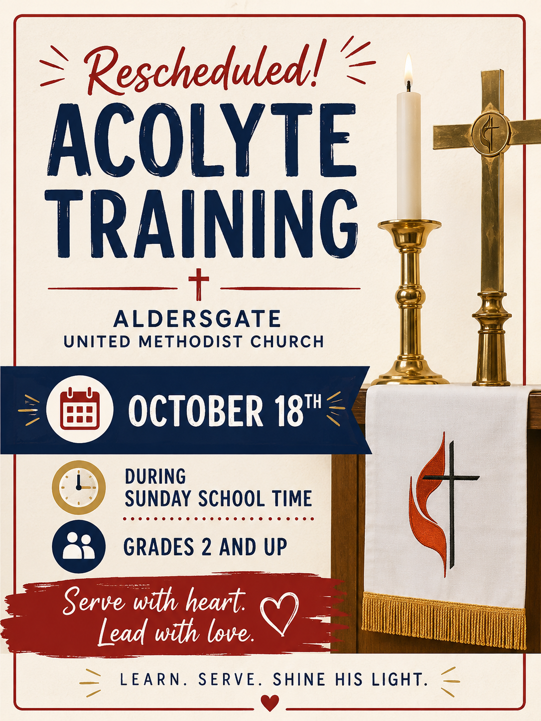 Acolyte Training (Rescheduled)