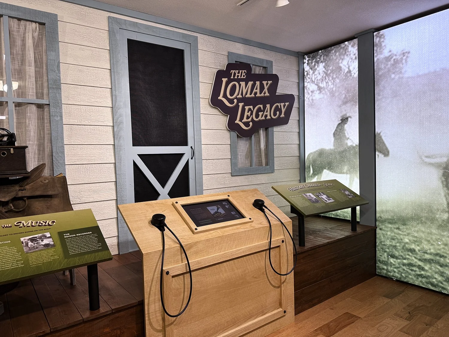 Bosque Museum: John A. Lomax Exhibit