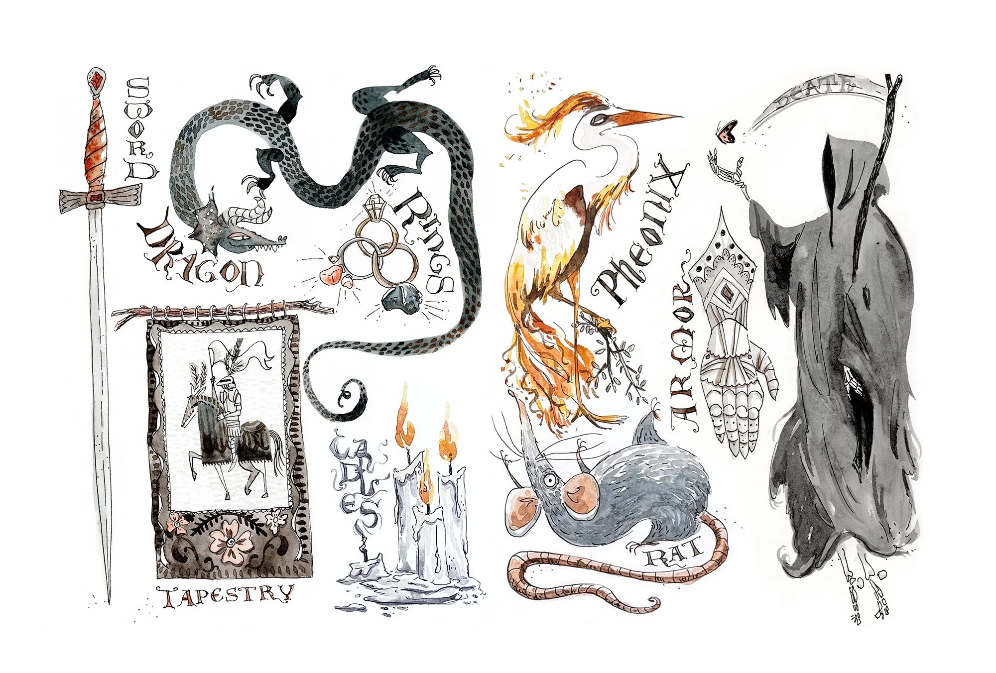 Medieval things_childrensbookillustration_zoeandersen.jpg