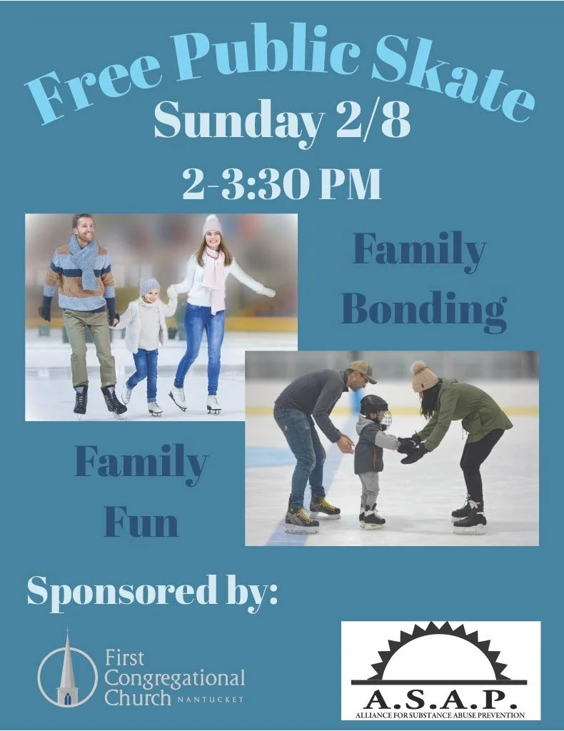 Free Public Skate Flyer Nantucket