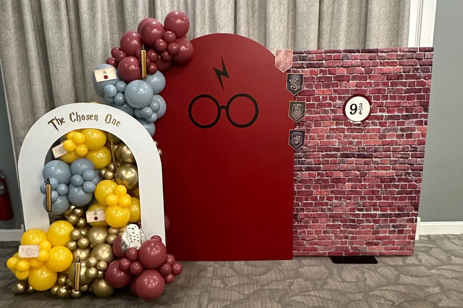 The Chosen One Backdrop with Balloons