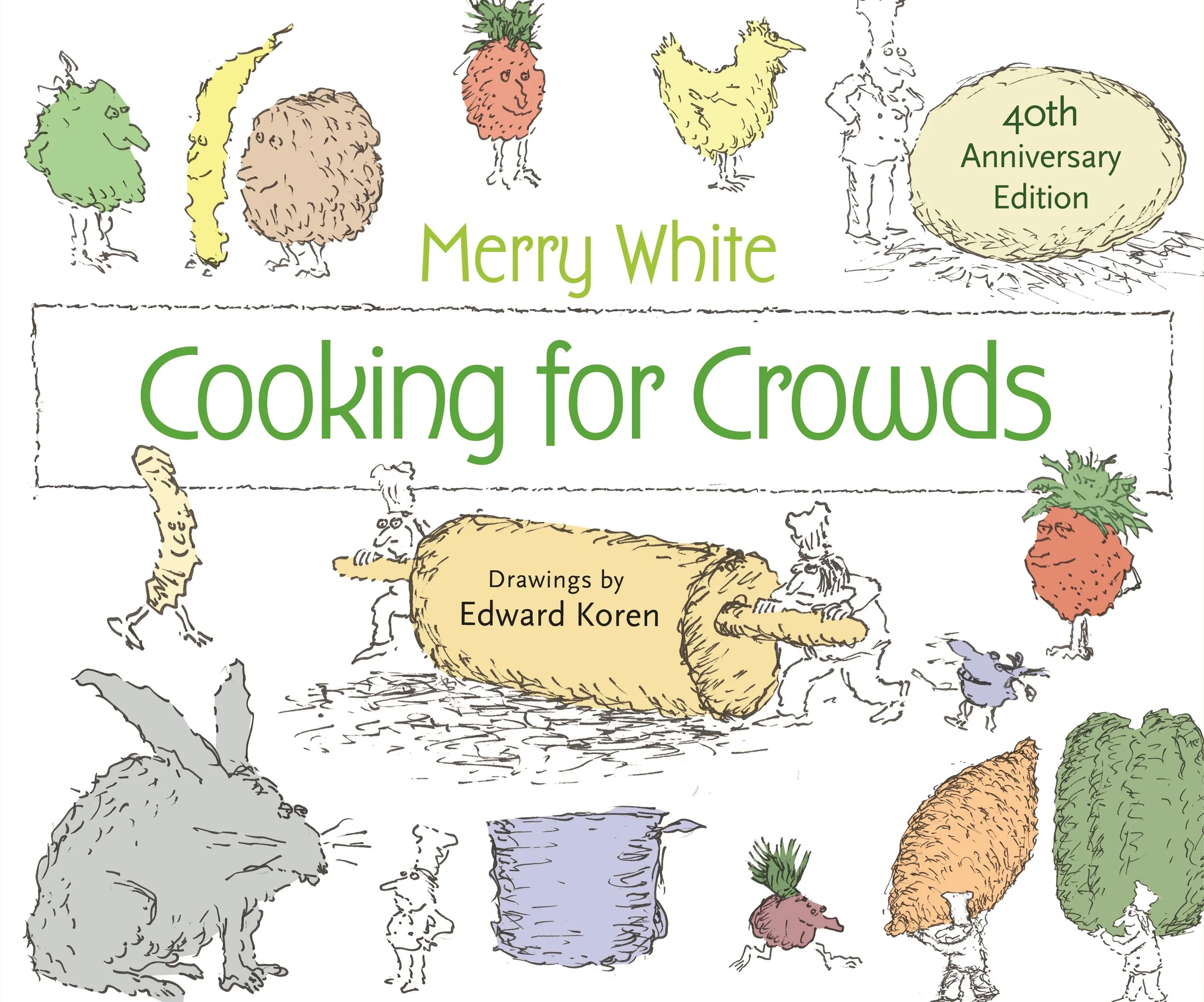 Cover for the 40th edition of Cooking for Crowds by Merry White (Princeton University Press)