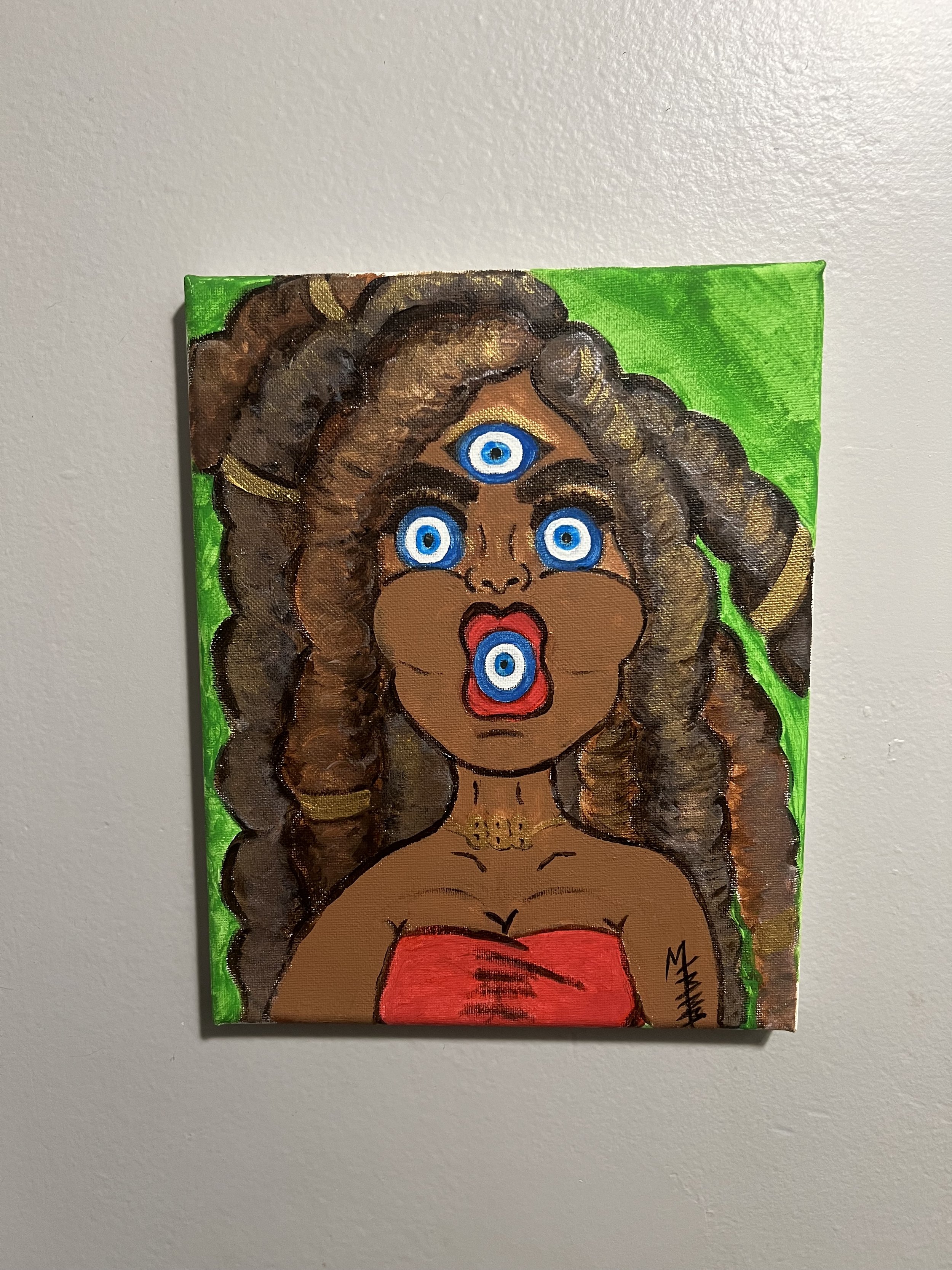 "All Seeing 888" painting