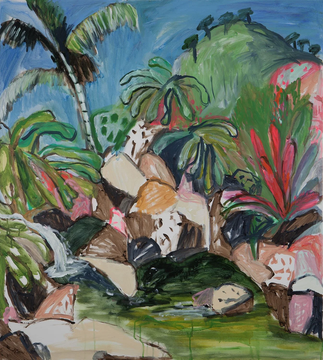 Gilligan's Island, 100cm x 90cm, (Sold)