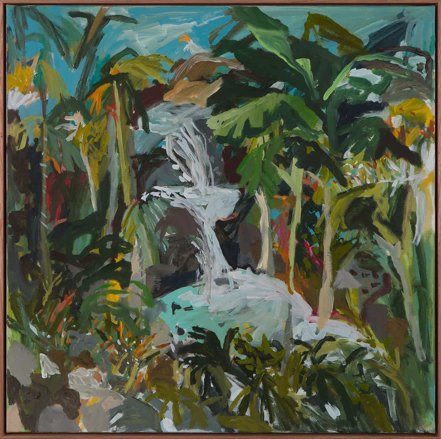 Water is life, 75cm x 75cm, (Sold)