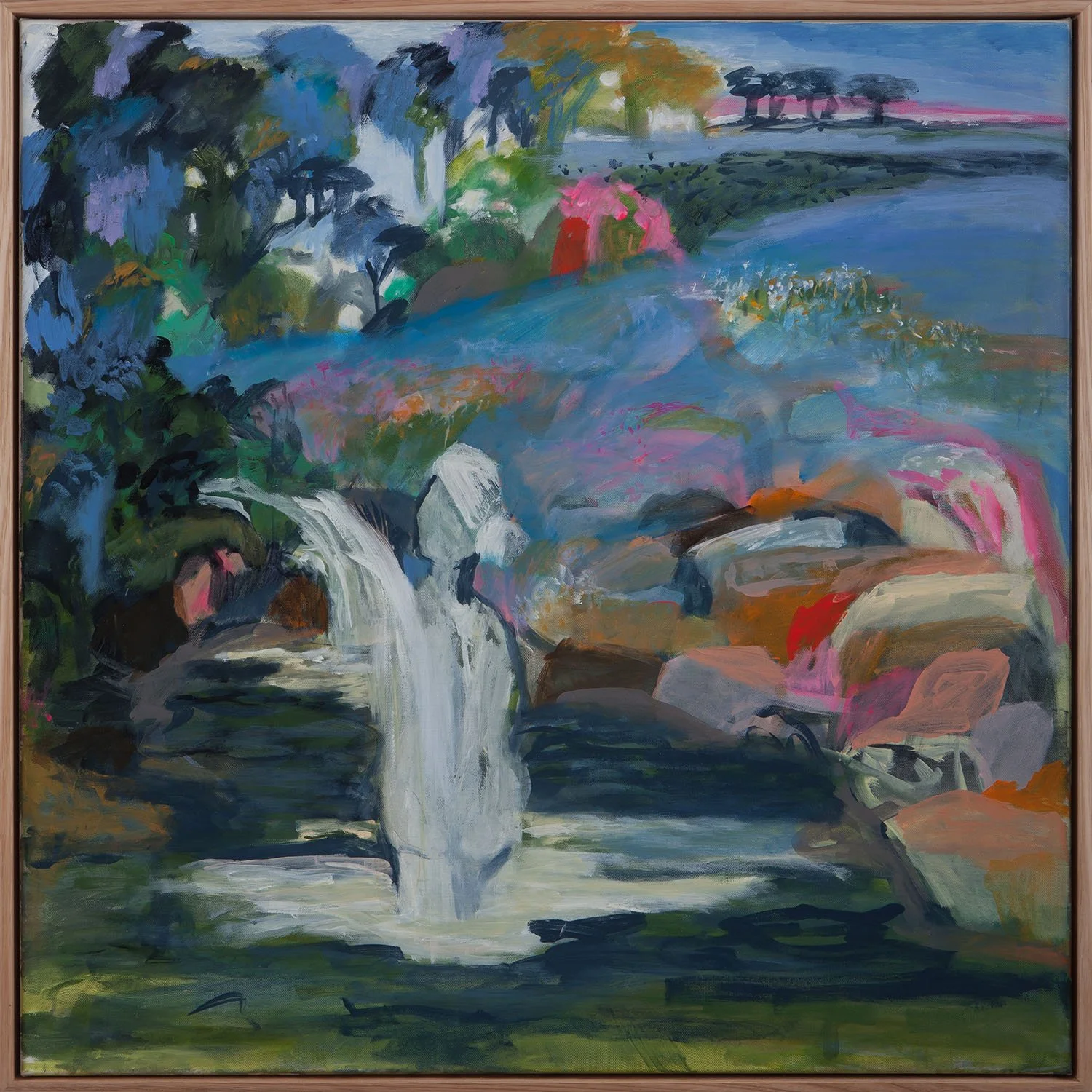 Trickles like honey, 76cm x 76cm, (Sold)