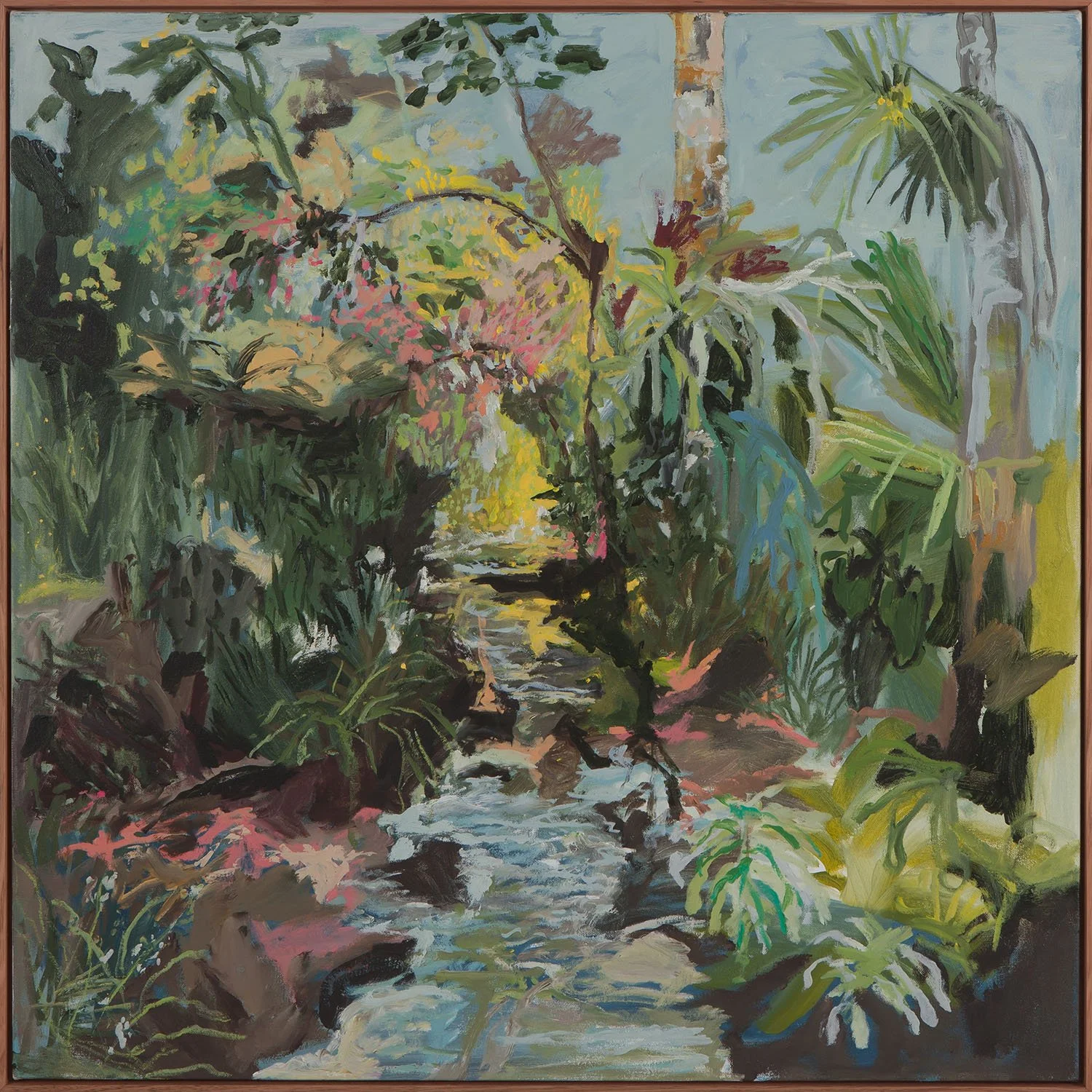 Palmwoods Creek, 93cm x 93cm, (Sold)