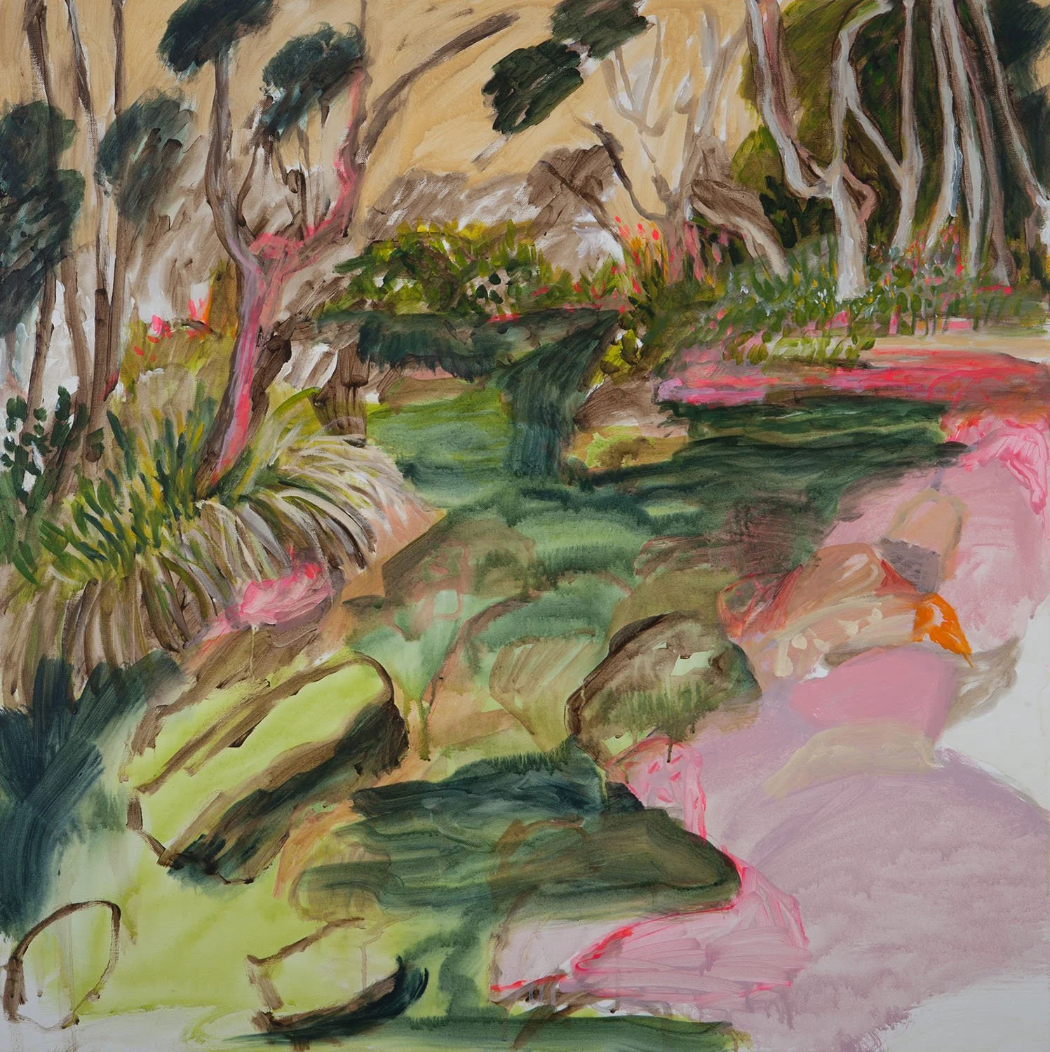 Mornings kiss, 93cm x 93cm, (Sold )