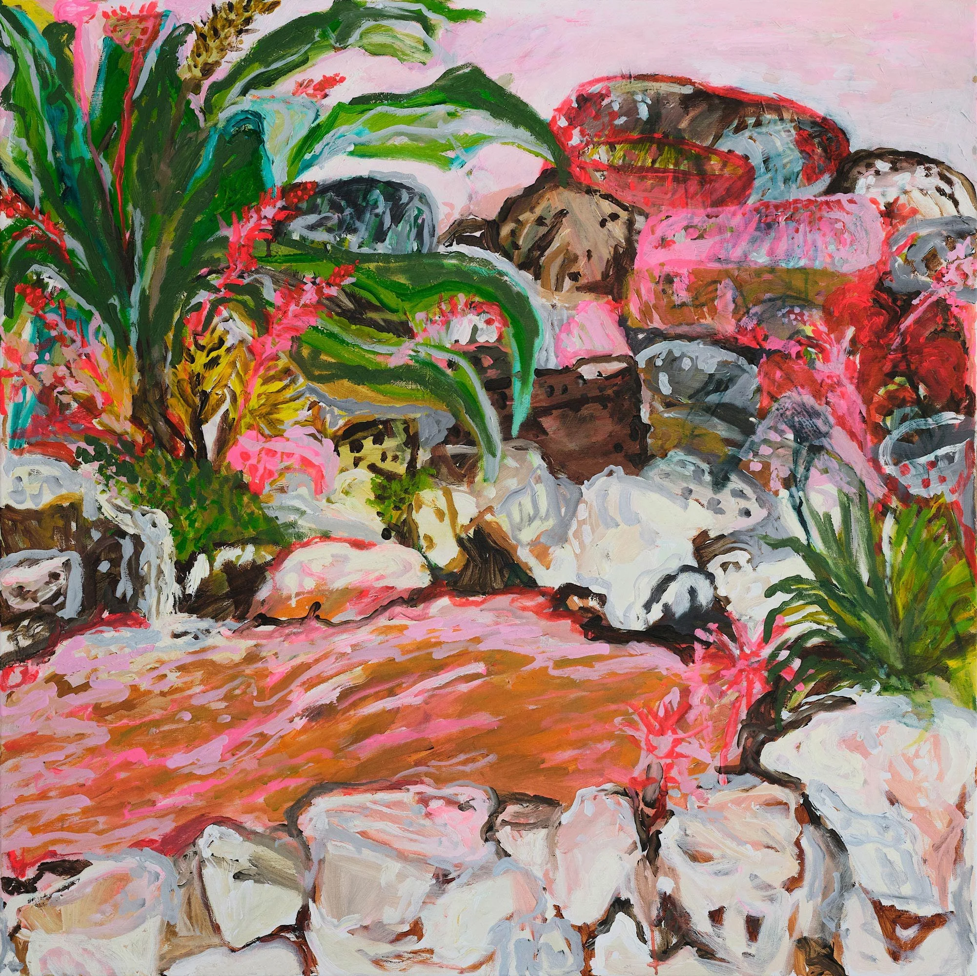 My Home Nirvana 1, 2025, 100 cm x 100 cm, $3,800