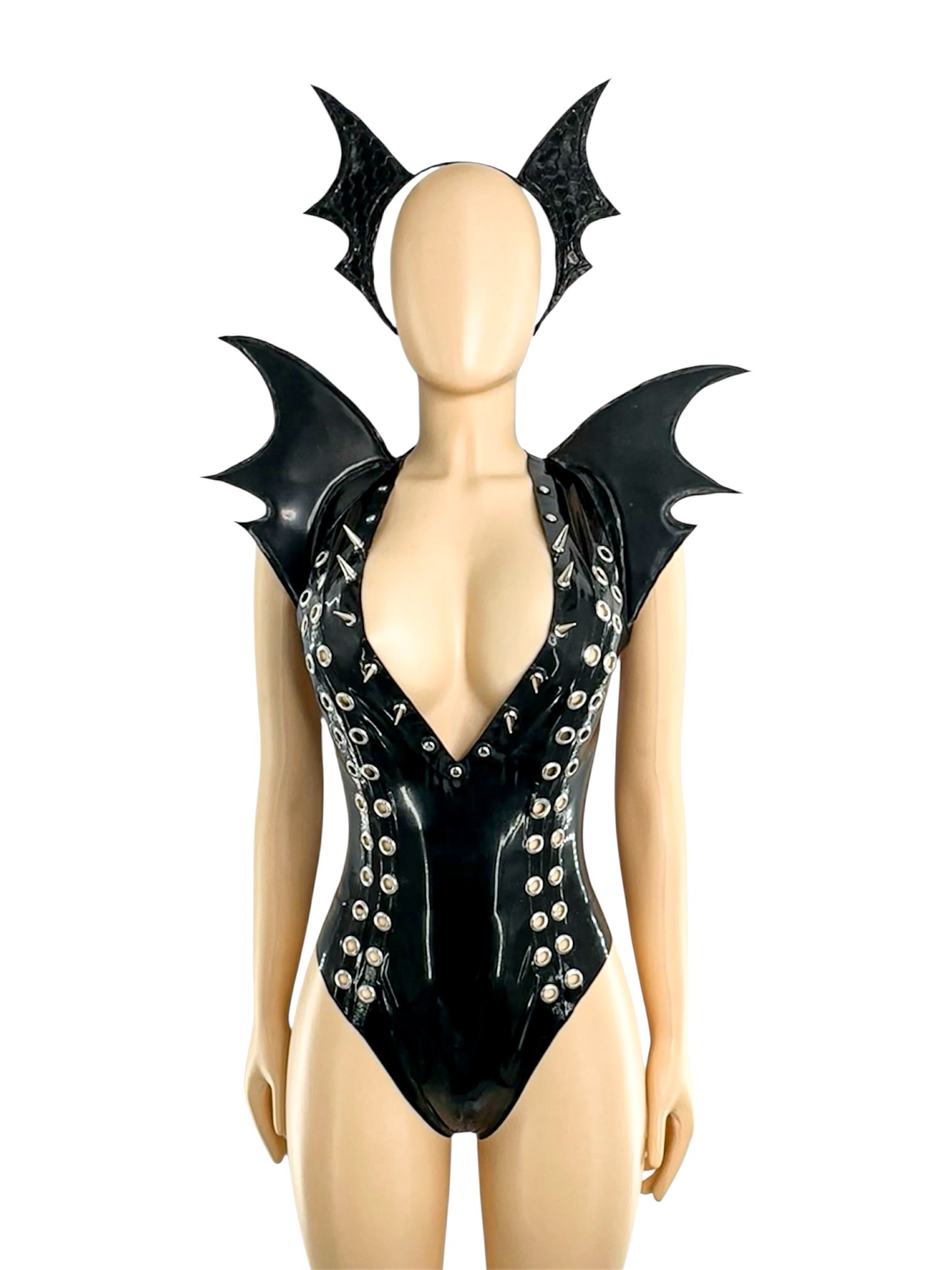 Black Spike Leotard