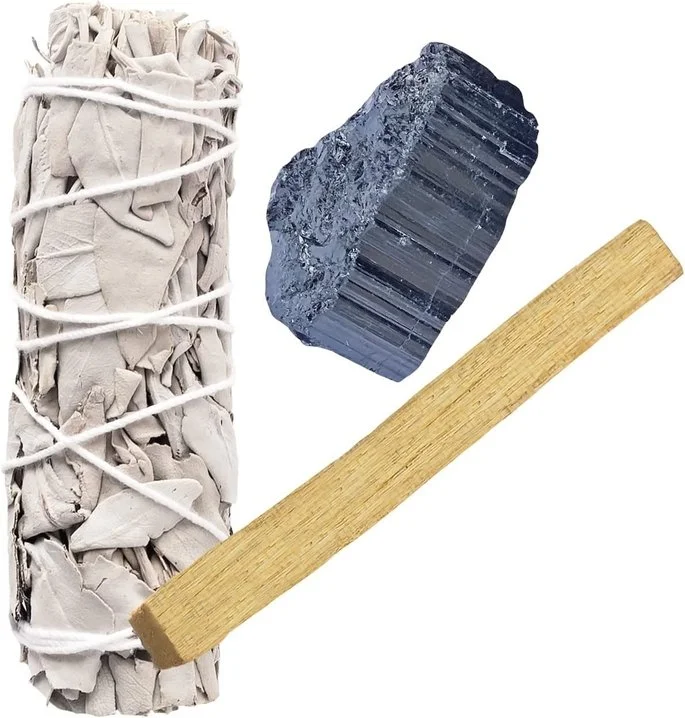 White Sage, Black Tourmaline and Palo Santo Bundle