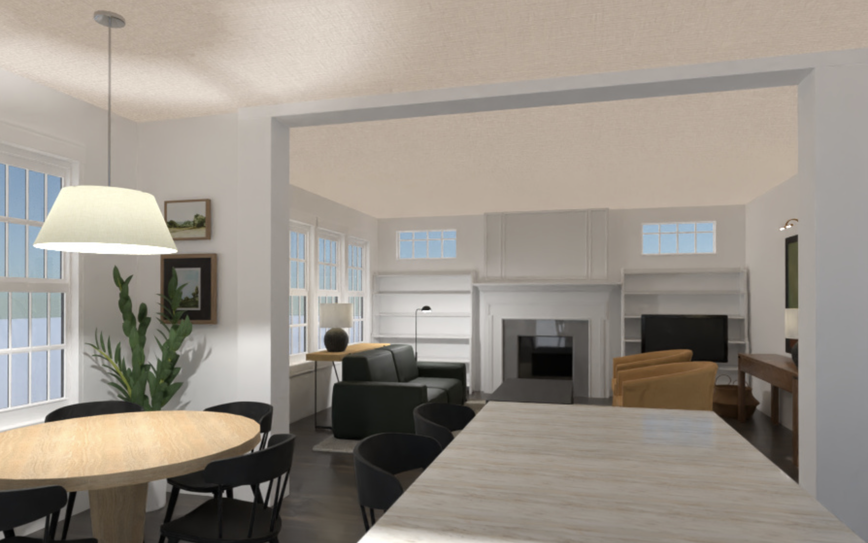 Renderings take much of the guesswork out of the process and build confidence prior to making purchases.