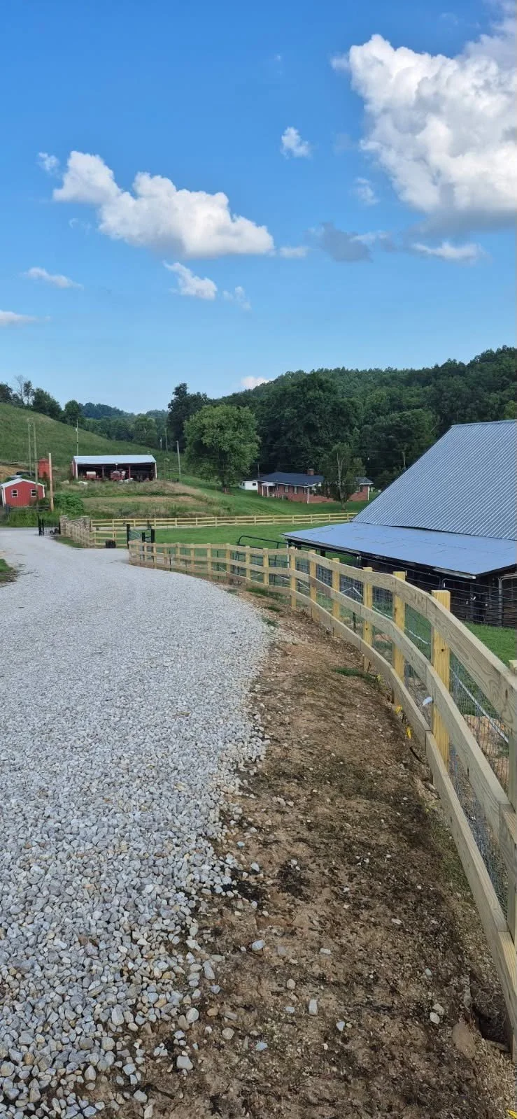 3 board horse fence
