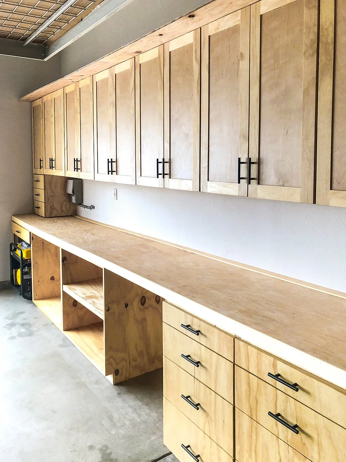 residential garage custom cabinets