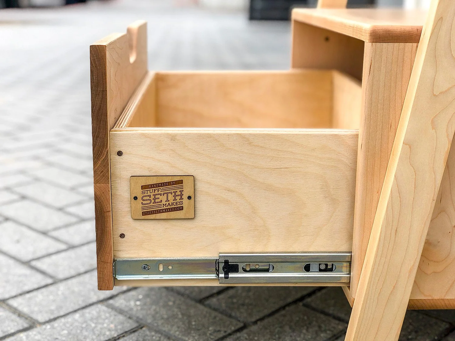 Handcrafted merchandise display & storage for boutique retail space in San Diego California