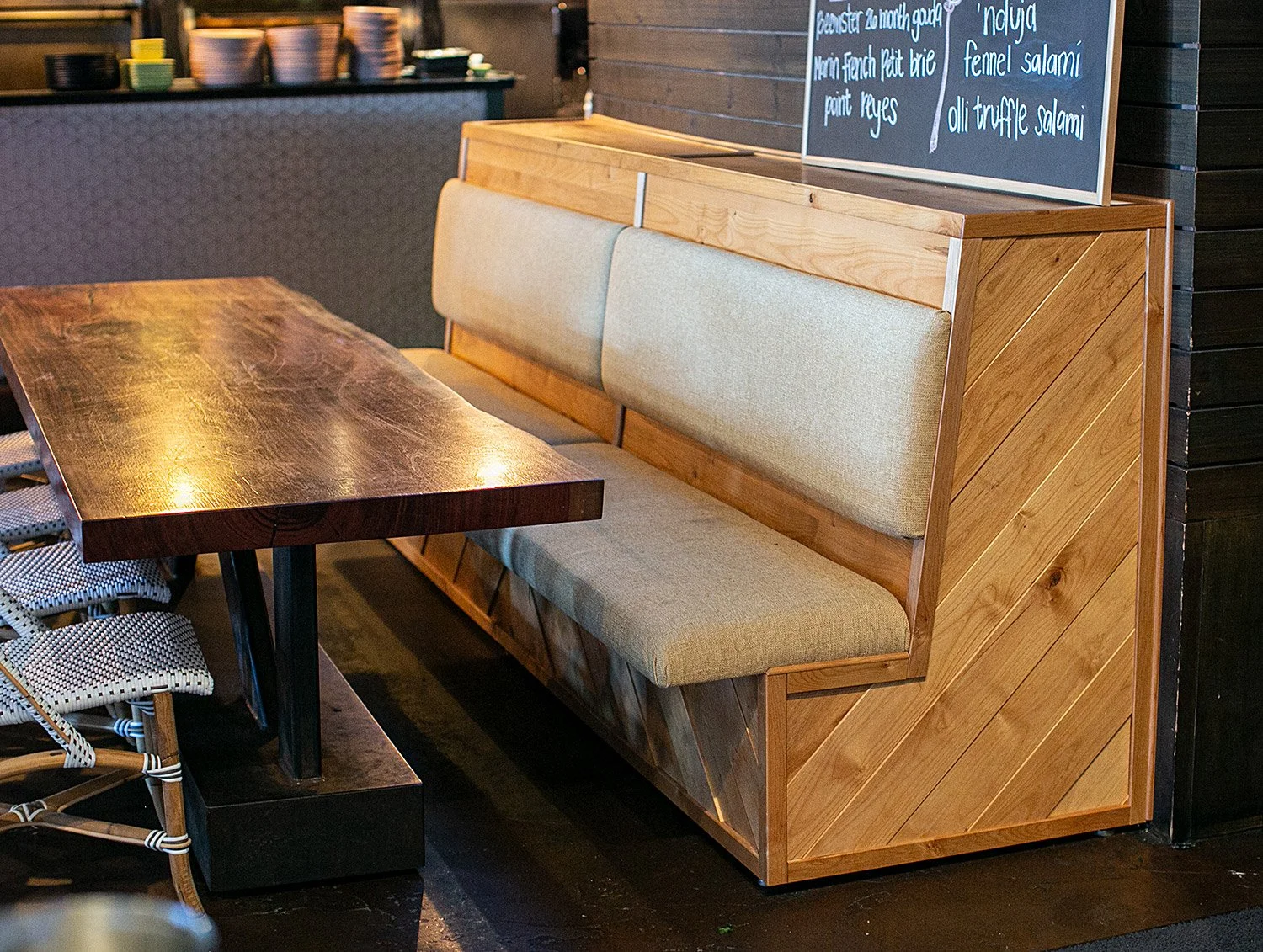 custom restaurant booths hospitality build san diego