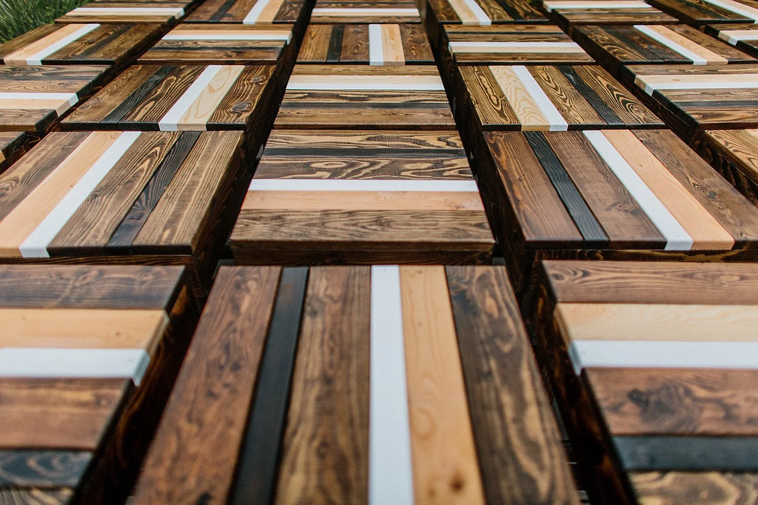 Rustic Barstools for Golden Road Brewery