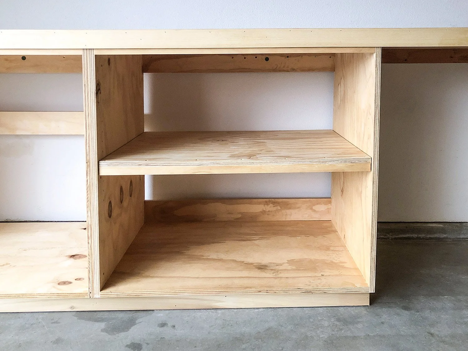 open cabinets residential custom storage