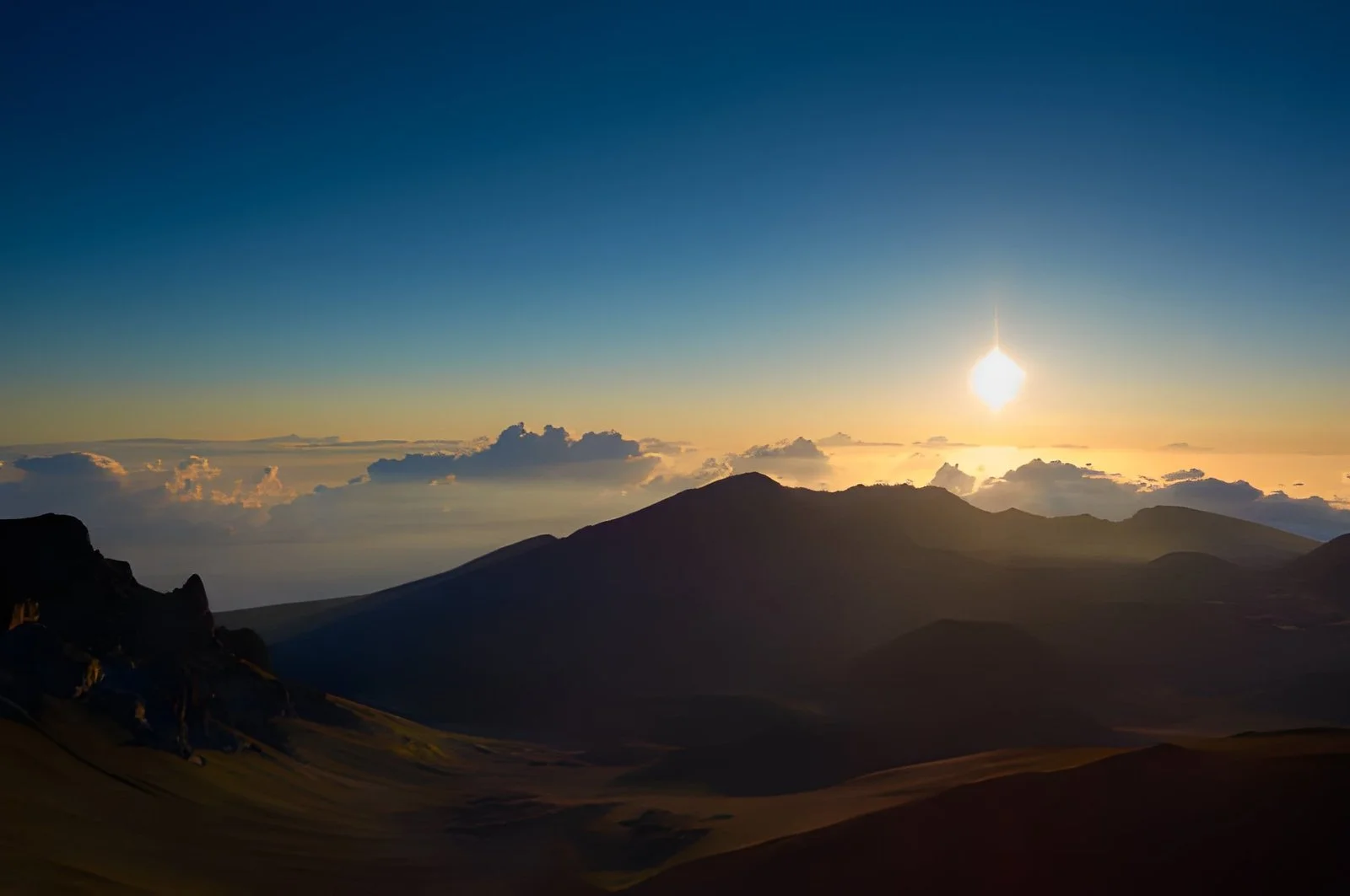 Sunrise at Haleakalā National Park
