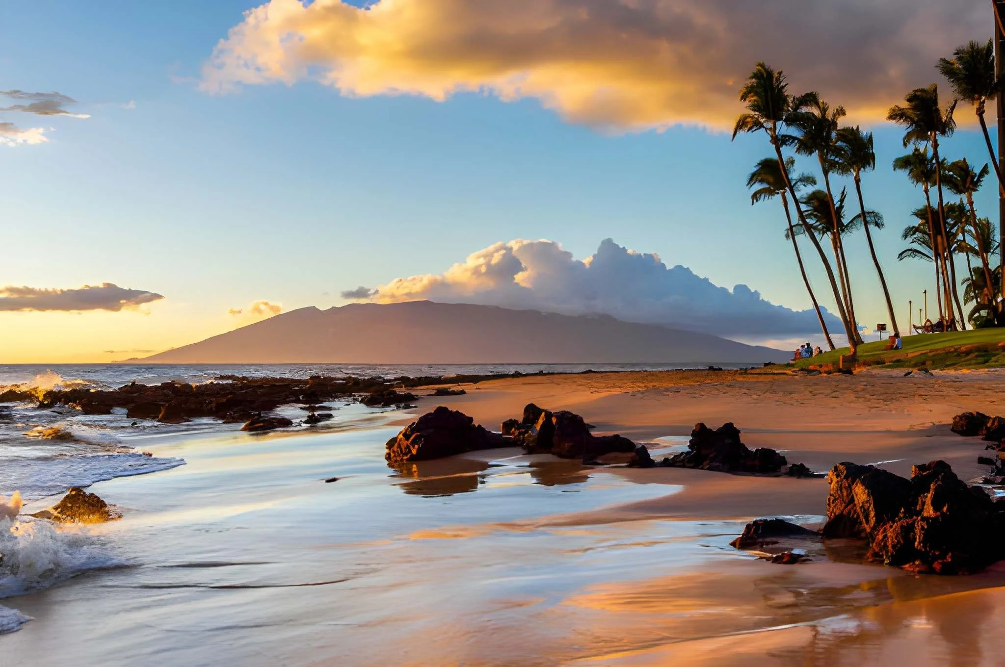 Sunset on a Maui Beach