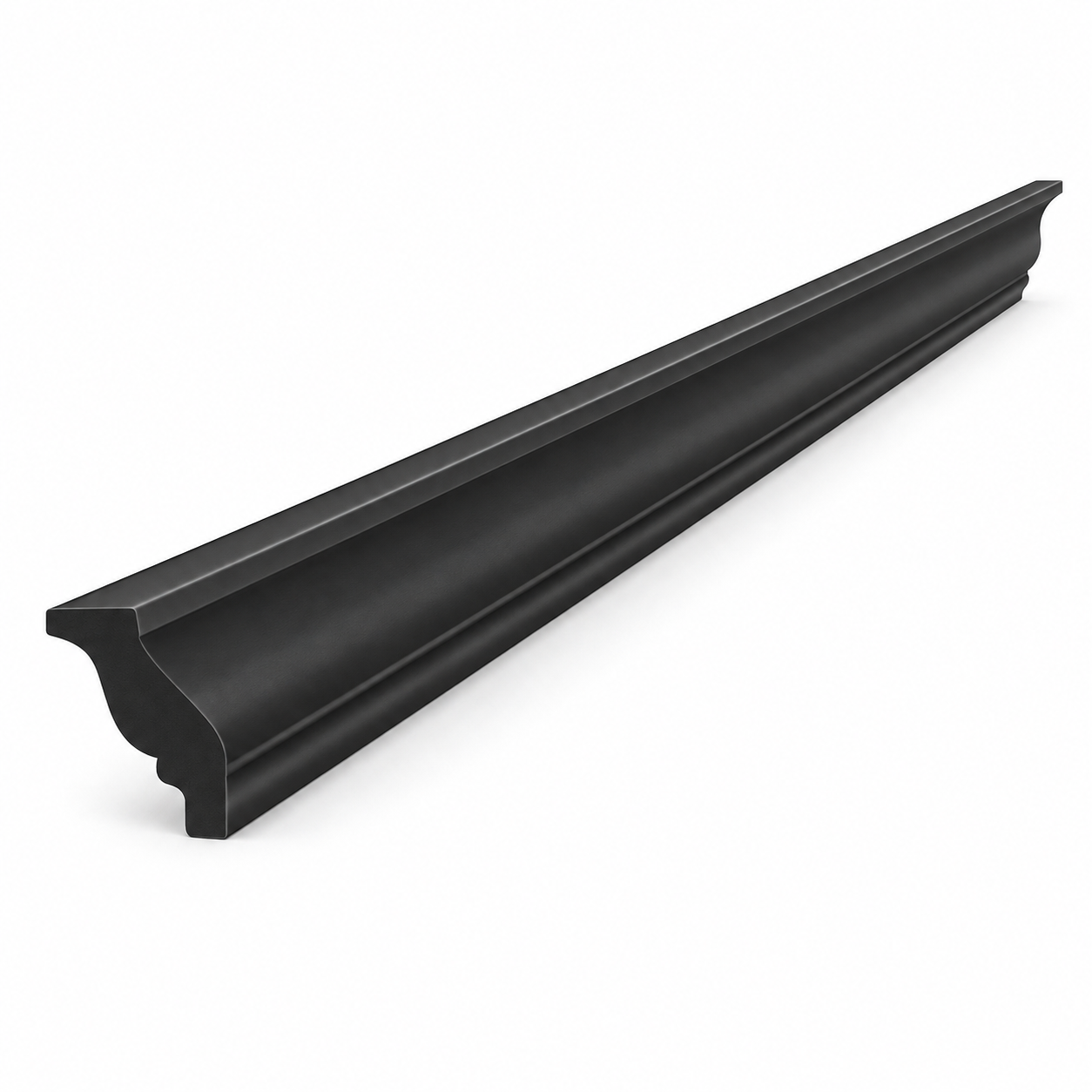 Slim Shaker Charcoal Black Crown Molding – CM3