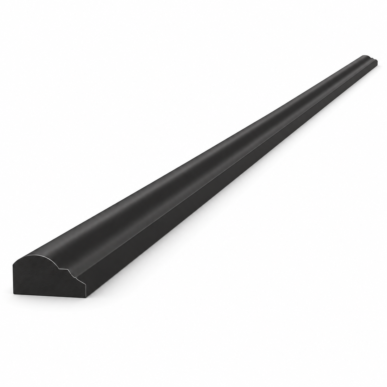 Slim Shaker Charcoal Black Panel Trim Molding