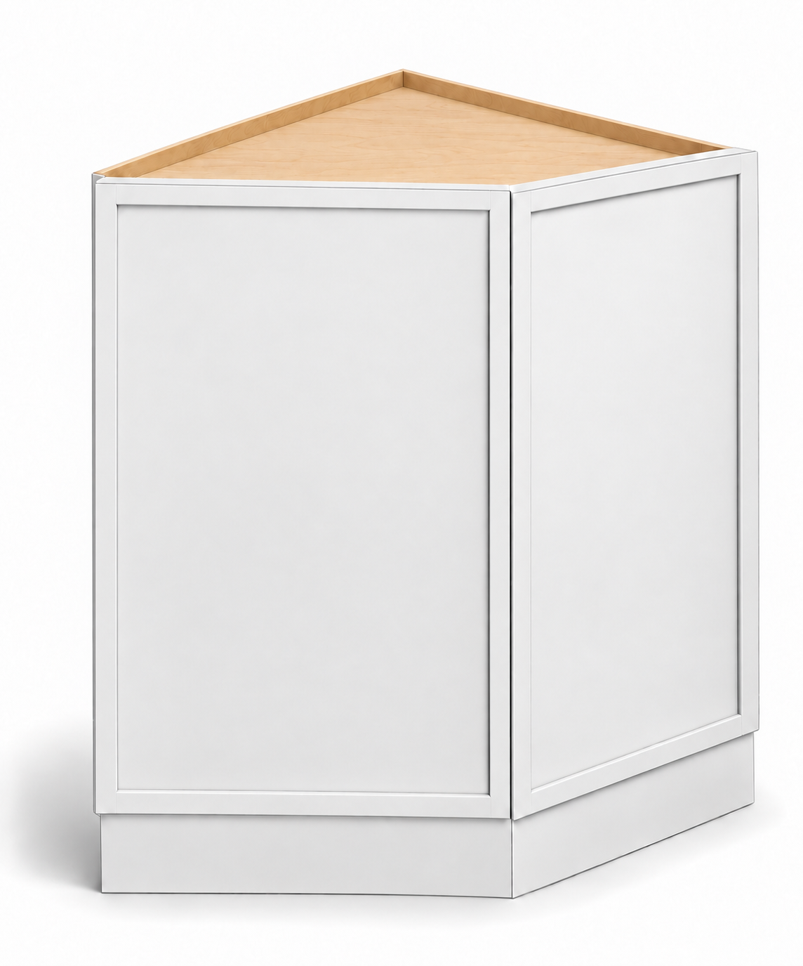 Slim Shaker Base End Corner Cabinet