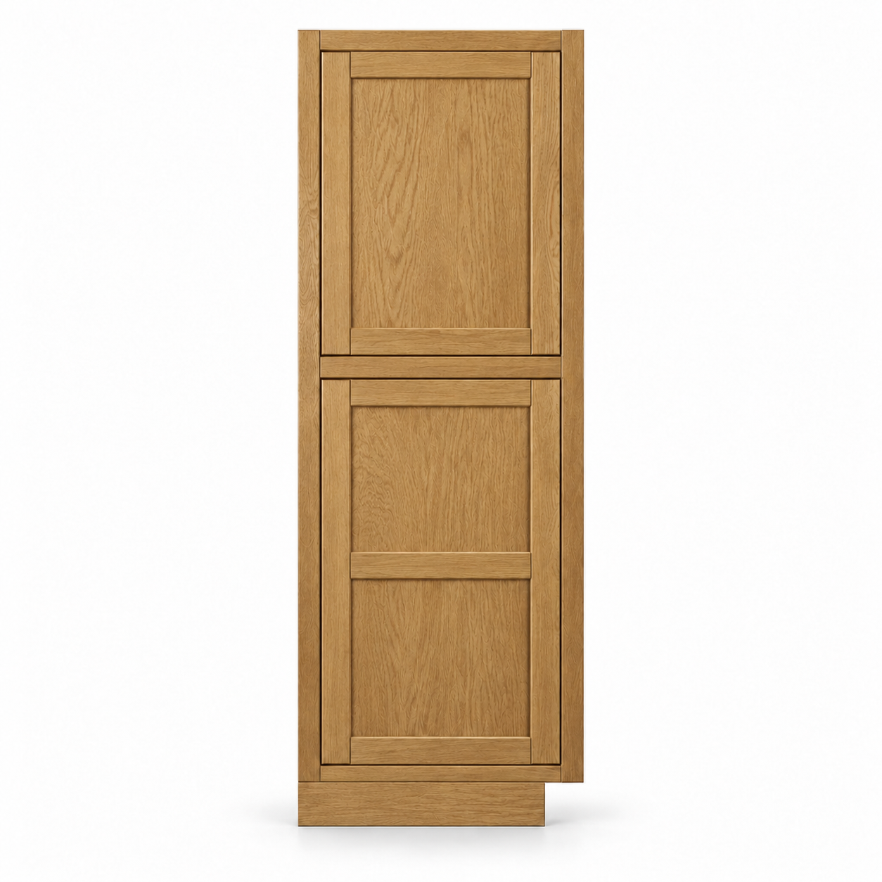 MDI Inset Tall Decorative Door Panel in Hazelnut Oak; complete actual item