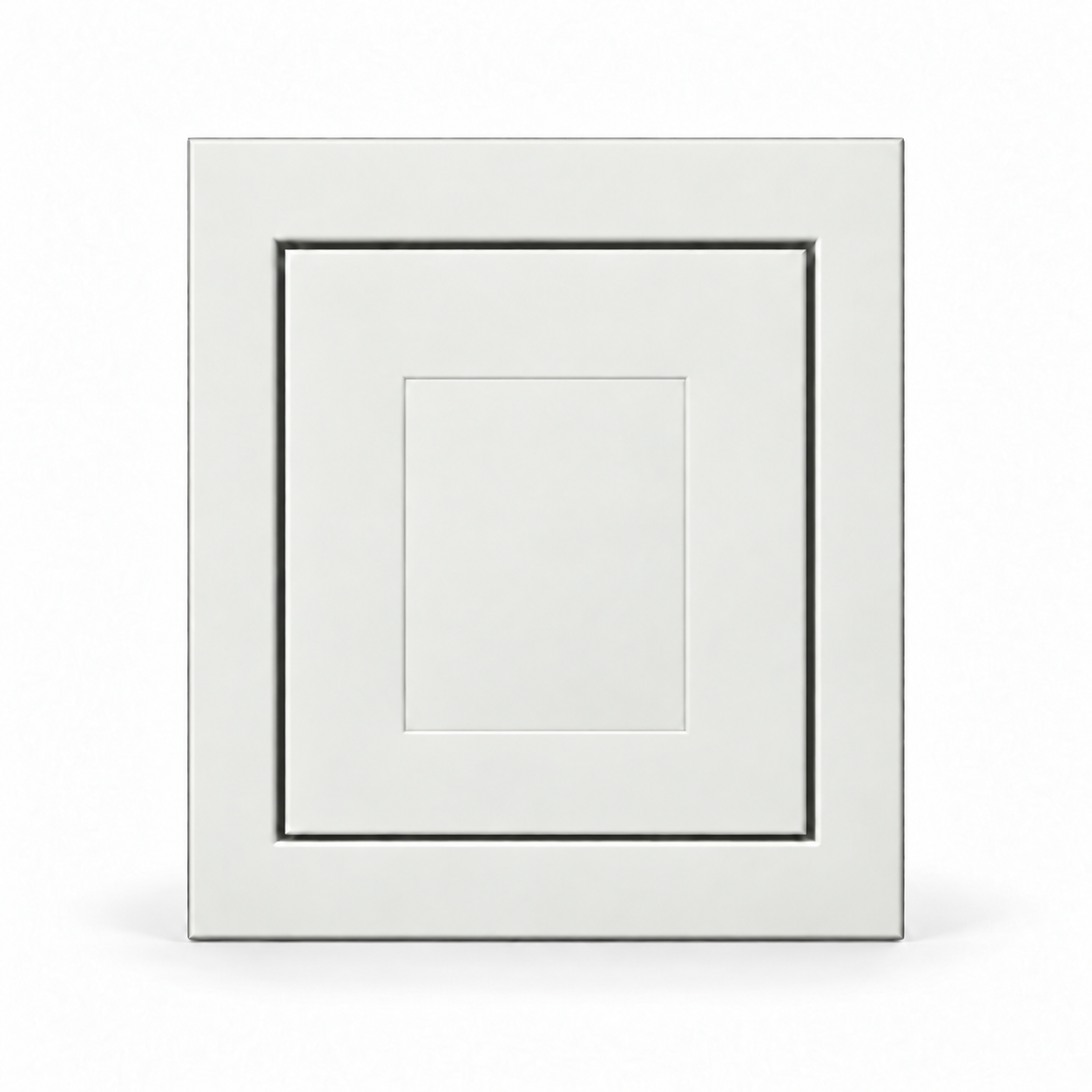 MDI Inset 13.5 by 15 Inch Decorative Door Panel in Origami White