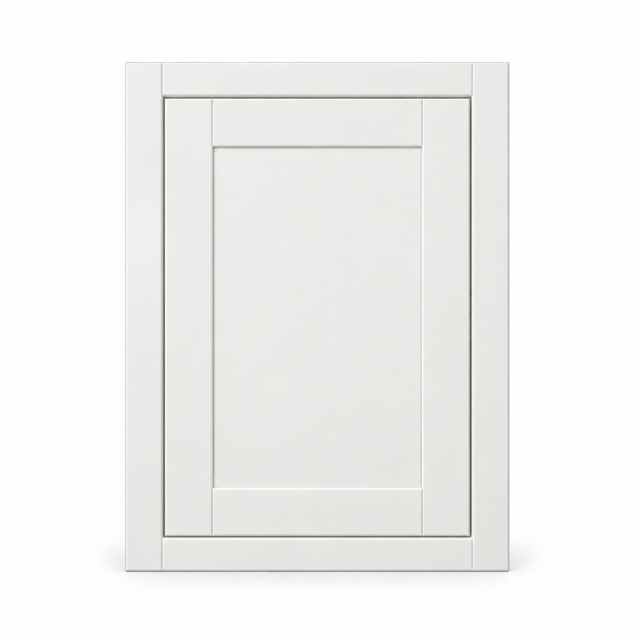 MDI Inset Dishwasher Door Panel in Origami White; complete actual item