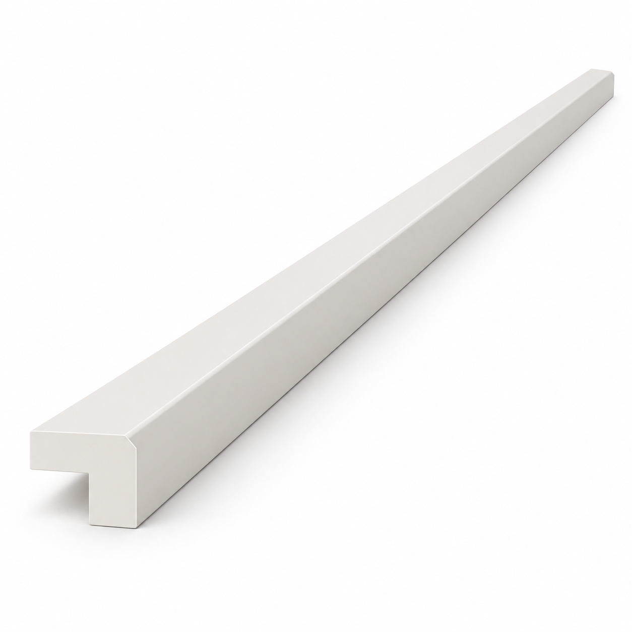 Slim Shaker Angled Light Rail Molding – 96 Inches