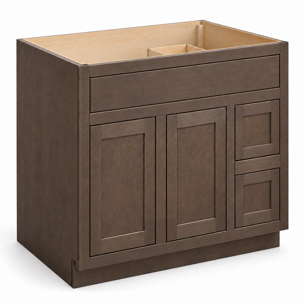MDI Inset Vanity Sink Base with Two Right Drawers