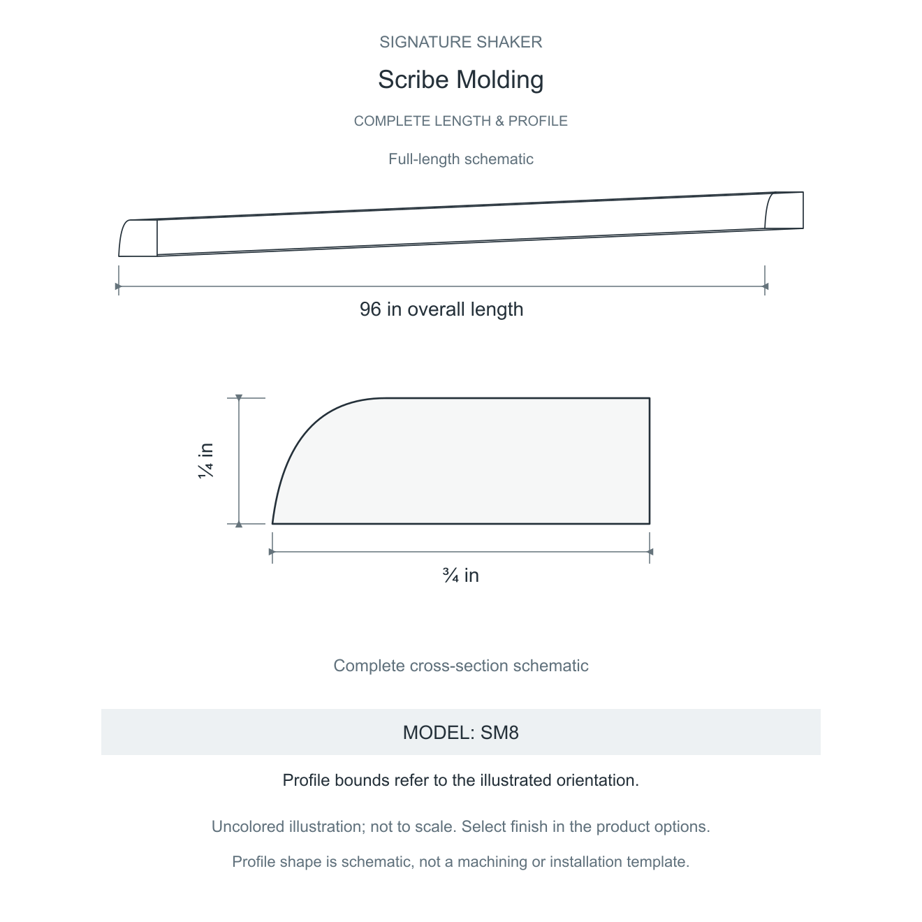 Signature Shaker Scribe Molding