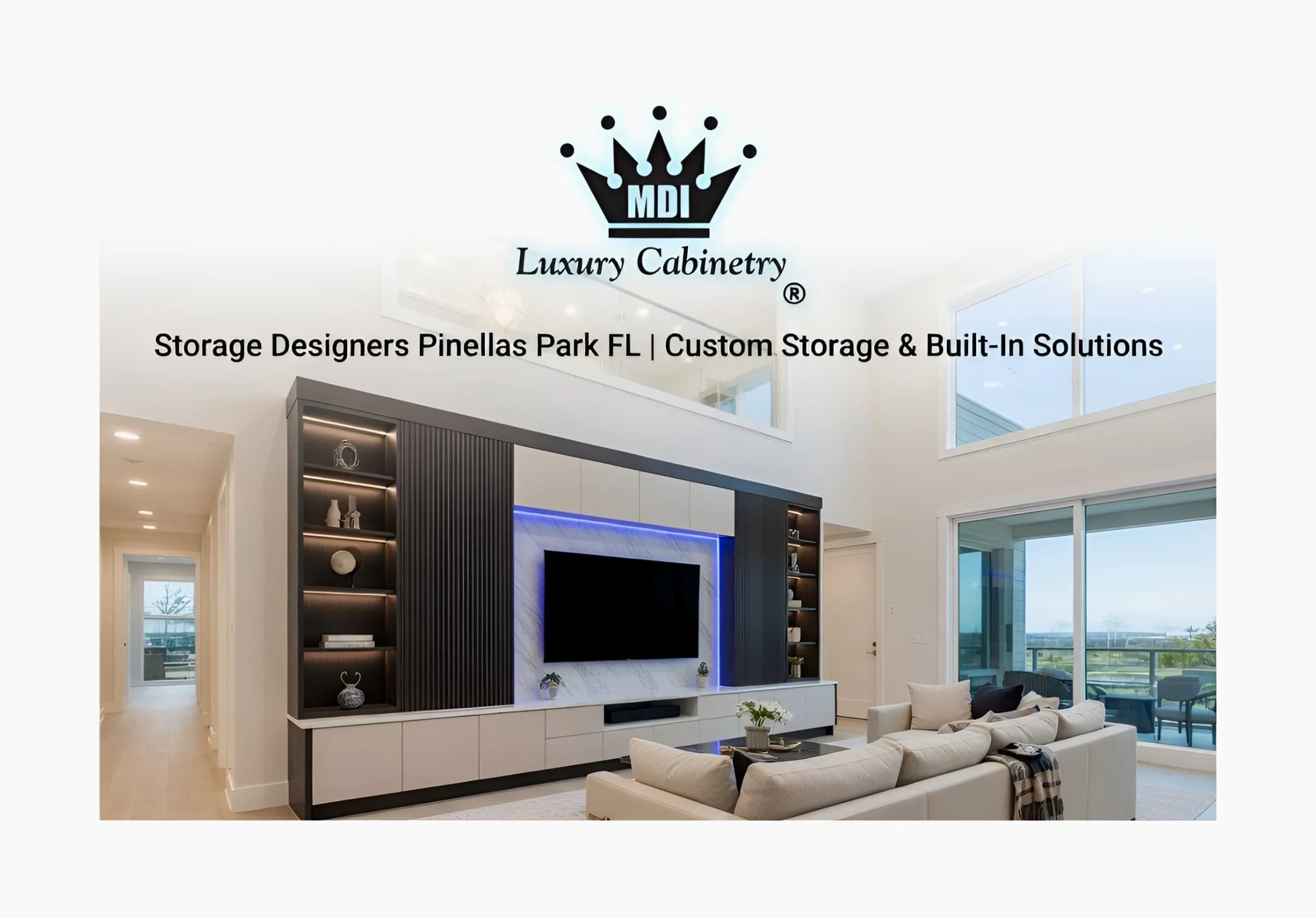 MDI Luxury Cabinetry - Storage Designers Pinellas Park FL | Custom Storage & Built-In Solutions