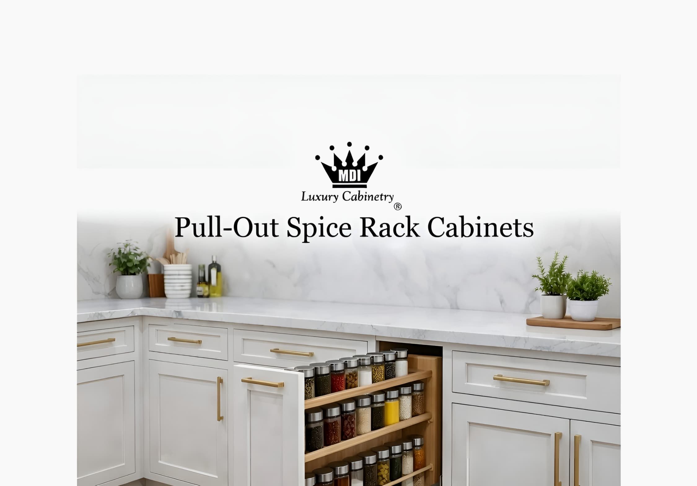 MDI Luxury Cabinetry - Pull-Out Spice Rack Cabinets
