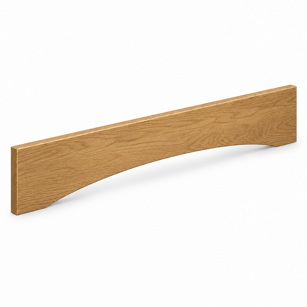 MDI Inset Bridge Valance in Hazelnut Oak; complete actual item